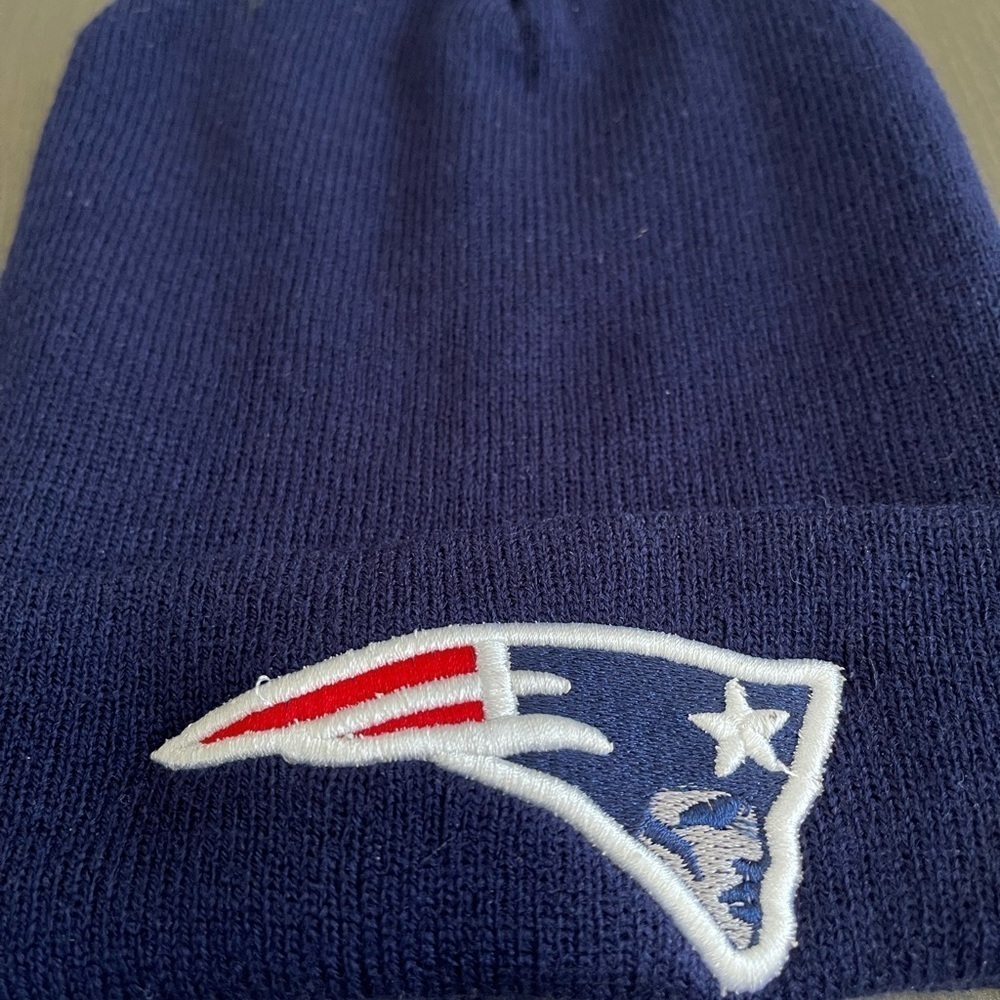 NFL New England PATRIOTS blue beanie - Picture 5 of 6